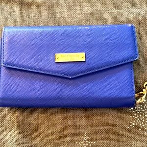 Kate Spade Royal Blue Wallet used